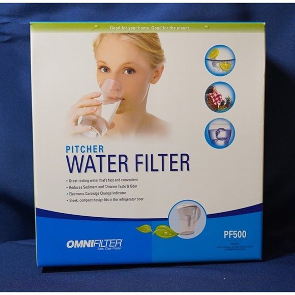 Pitcher Water Filter by OmniFilter BRAND NEW IN THE BOX - Picture 2 of 7